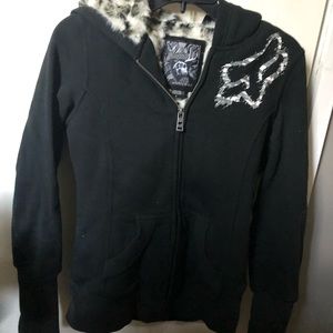 Fox Racing zip up sweatshirt